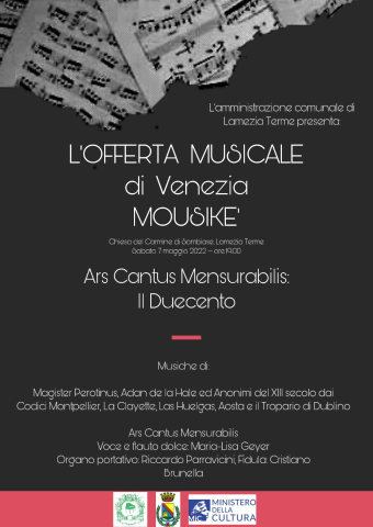 Offerta musicale di Venezia Mousikè